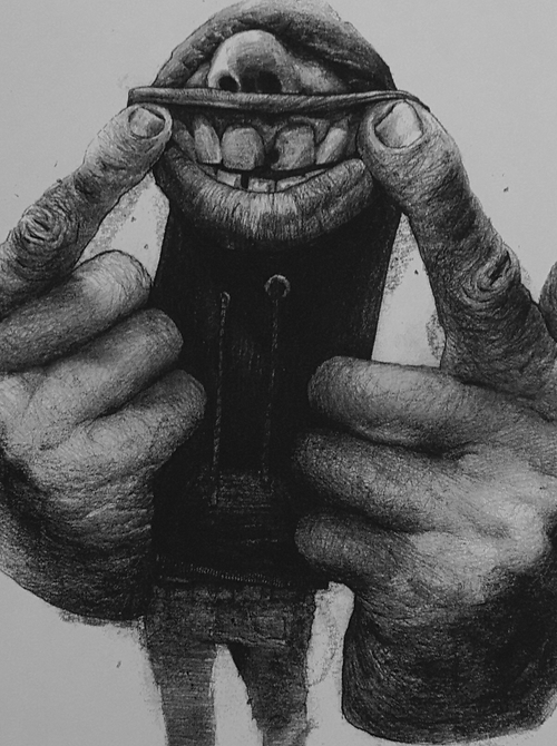 'Urban kontortion / Smile' by Bom.K, 2023
