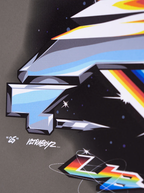 'PANT1 - 25 Years' by Felipe Pantone, 2023
