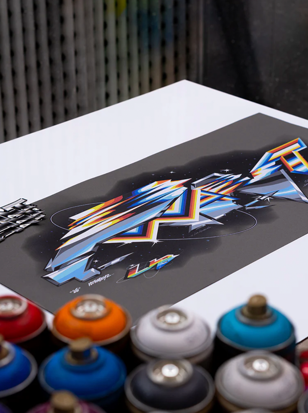 'PANT1 - 25 Years' by Felipe Pantone, 2023
