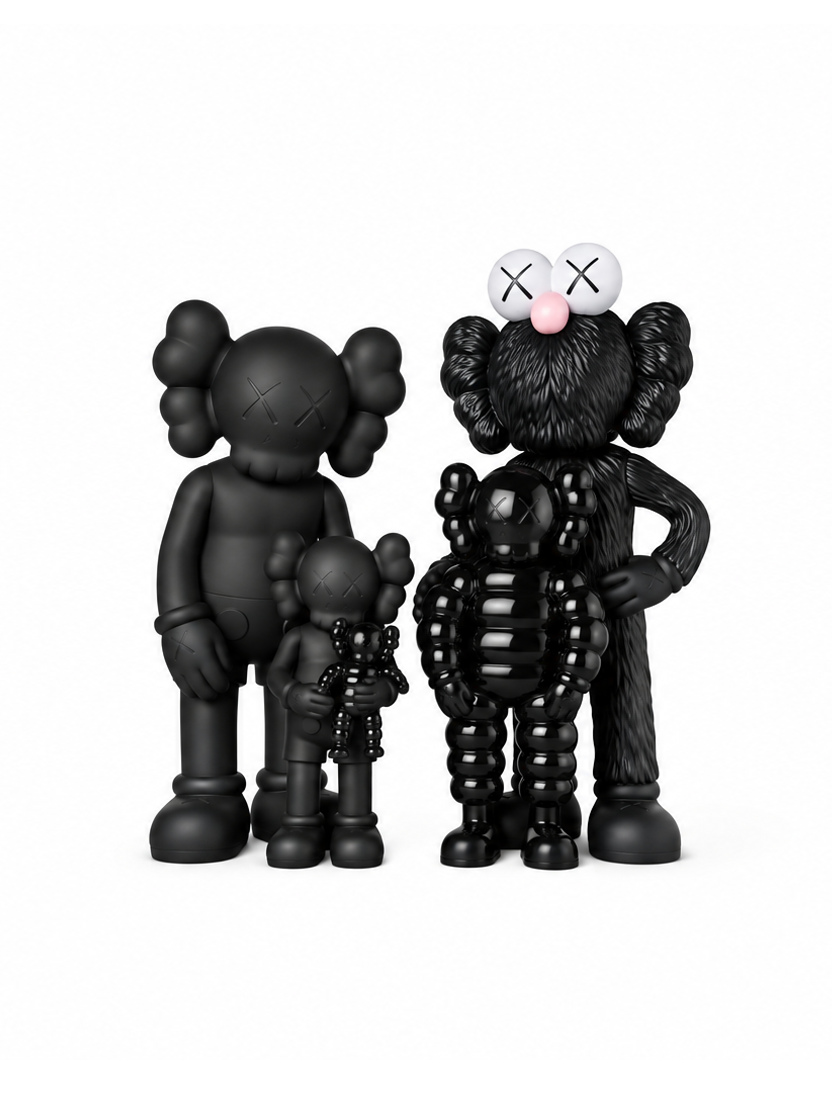 Family Black (Family Companion) by KAWS, 2021